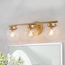 Ksana Bathroom Vanity Light Fixtures With Clear Globe Glass 19 5 L 6 W 7 5 H In 2020 Light Fixtures Bathroom Vanity Bathroom Vanity Lighting Vanity Light Fixtures