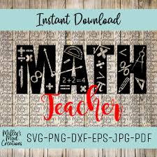Download Math Teacher Svg Digital Planners Web Design Miller S Mad Creations