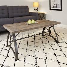 Silverwood lewis coffee table with round wood top brown. Beckett Industrial Collection Coffee Table By Silverwood Overstock 13842556