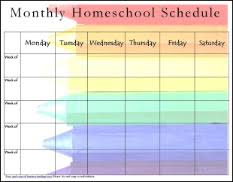5 Free Printable Homeschool Schedules And Printable