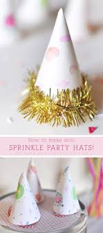 Learn How To Make Simple Paper Sprinkle Birthday Party Hats They Are Such A Fun Craft Project T Birthday Party Hats Sprinkle Birthday Party Diy Birthday Party