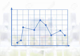 Digital Composite Of Grid Chart Points With Bright Background