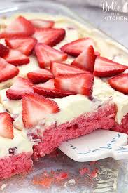 Farm life and yogurt cake. Skinny Strawberry Cake Recipe Belle Of The Kitchen