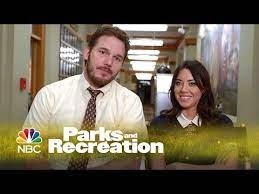 Parks And Recreation April And Andy Behind The Scenes Parks And Recreation Parks N Rec Behind The Scenes