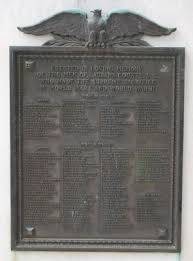 Laurens County World Wars I & II Veterans Monument Historical Marker