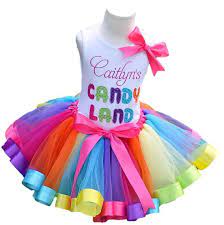 Our candyland tutu dress is so adorable and perfect for your little one! Candyland Tutu Outfit On Etsy 17 99 Candy Land Birthday Party Candyland Birthday Candyland Party