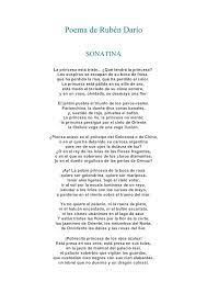 Poema De Ruben Dario Modernismo Poemas Puedo Escribir Los Versos Versos