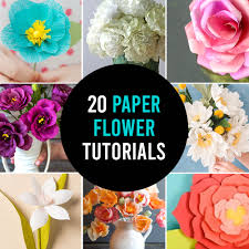 The easiest way to change up your space is through diy home decor. How To Make Gorgeous Paper Flowers 20 Diy Flower Tutorials