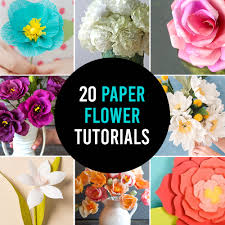 Learn how to make paper rosettes using cover or text weight paper and florist wire. How To Make Gorgeous Paper Flowers 20 Diy Flower Tutorials