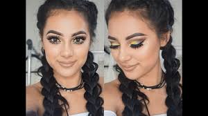 boho chic makeup hair tutorial carli