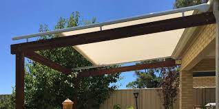 Our awnings mount to your roof securely, and are made with durable metal frames that eliminate the need for support poles, keeping the space beneath them clear. Hampton Retractable Roof Belmont Wa Awning Republic