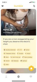 Worth the storage space on your phone? I Feel For The Short Guys This Is Tough Bumble