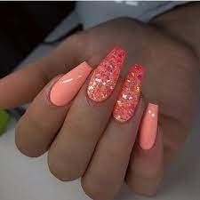 Jet Set Beauty Gmbh On Instagram Neon Peach Hotdogger Jet Set Beauty Nails Verona Nails Babyboomer Jet Nail Designs Glitter Peach Nails Gel Nails
