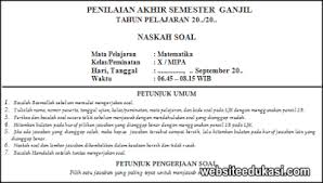 Soal Pas Matematika Peminatan Kelas 10 K13 Tahun 2020 2021 Websiteedukasi Com