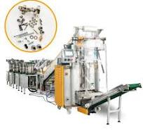Automatic Metal Parts Plastic Parts Packing Machine with 4 Vibrating Plates