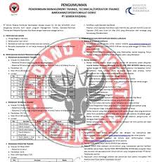 Sebagai informasi tambahan, untuk menempati unit apartemen di semarang setidaknya anda harus mengeluarkan biaya sedikitnya rp4.500.000 per. Lowongan Kerja Management Trainee Technical Dll Di Pt Semen Padang Infosumbar