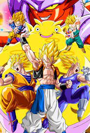 Son gokû / son gohan / son goten / gogeta / veku / gotenks (voice) ryou horikawa character : Oav 12 New Cover Fusion Reborn Dragon Ball Z Dragon Ball Dragon Ball Art
