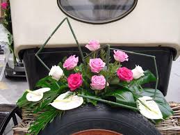 La decoracion floral de la ceremonia. Decoracion De Coches Nupciales En Laviana Langreo Sobrescobio Caso Smra