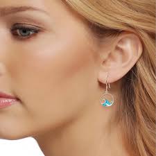 Blue Opal Wave Drop Earrings 925 Sterling Silver Sea Wave Dangle Earring  Ocean Dangler Jewellery Birthday Gifts for Women, Sterling Silver, Opal :  Amazon.de: Fashion