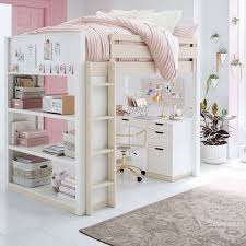 Our highest rated loft beds. Rhys Loft Bed With Desk Set Pottery Barn Teen