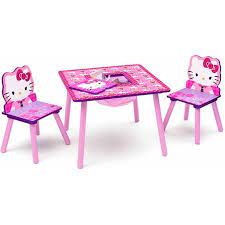 3 to 6 years removable cup holder for a drink or art supplies assembled dimensions: Hello Kitty Table And Chair Set With Storage Want Additional Info Click On The Image It Is Amaz Toddler Table And Chairs Toddler Table Table And Chair Sets