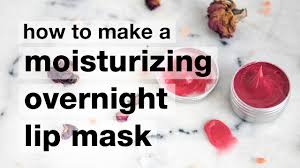 It's an overnight hair mask that will make hair feel soft and help with stimulating growth. How To Make A Diy Moisturizing Overnight Lip Mask Youtube