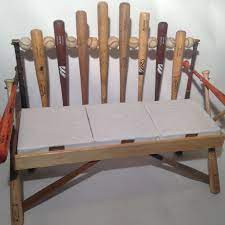 Baseball Bat Bench Baseball Bedroom Baseball Furniture Baseball Decor