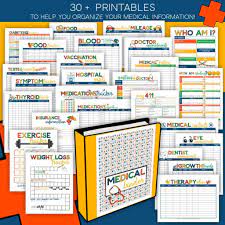 Get your free medical binder starter pack! Medical Binder Printables Sunshine And Rainy Days
