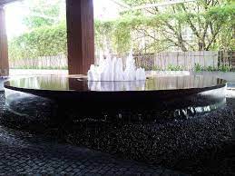 Hotel Review The Millennium Hilton Bangkok Thailand Bkk Water Fountain Design Water Fountains Outdoor Modern Water Feature