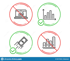 Fast Payment Diagram Graph And Online Statistics Icons Set