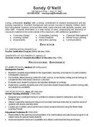 Want to land a job in education? Teaching Job Resume Sample