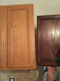 General Finishes Brown Mahogany Transform Your Cabinets With A Diy Fix Oak Kitchen Remodel Stained Kitchen Cabinets Mahogany Kitchen