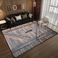 When your country dining room contains lots of wood and neutral colors, add pops of green with decorative plants and wreaths. Amazon Com Rugs For Bedroom Country Decor Old Wooden Garage Door American Style Decorations For Bathroom Print Vintage Rustic Theme Decor Home Antiq 78 7 X 118 Bathroom Carpet Kitchen Dining