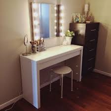 Diy Vanity Mirror With Lights For Bedroom Diyvanitymirrorwithledstriplights Ikea Vanity Diy Vanity Mirror Bedroom Vanity Set