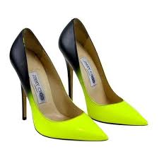 Black And Yellow High Heels Pre Owned Jimmy Choo Black Yellow Ombre Pumps Black High Heel Pumps Yellow High Heel Shoes Black High Heels Shoes