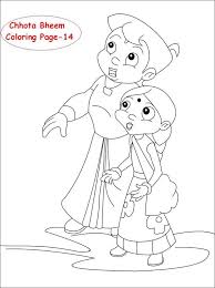 Luigi, the younger, taller and thinner twin of the mario series is loved by. Chhota Bheem Coloring Page For Kids 14