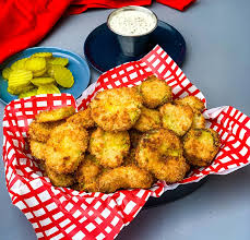 Grab your free meal planner! Air Fryer Crunchy Fried Pickles Video