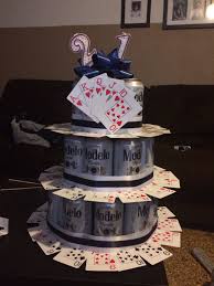 Alcohol 21st Birthday Ideas For Guys Fun 21st Birthday Beer Cake Idea For A Guy Birthday Beer Cake 21st Birthday Cakes 21st Birthday Beer Cake