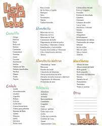 Lista Baby Shower Imagui