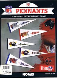 Discover hundreds of ways to save on your favorite products. Nfl Pennants Counted Cross Stitch Using Waste Canvas Shaw Anne Designer Amazon Com Books