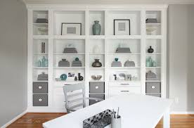 Stacked Expedit Built In Bookcases Ikea Hackers Diy Built In Shelves Ikea Hemnes Bookcase Ikea Built In