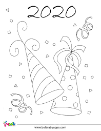 Learn about famous firsts in october with these free october printables. Top 10 New Year 2020 Coloring Pages Free Printable Belarabyapps