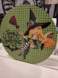 Happy Halloween Witch Wreath Sign