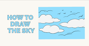 How To Draw The Sky Really Easy Drawing Tutorial Paper and artistro acrylic paint markers. how to draw the sky really easy