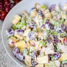 In addition, i used the season's first oranges to complement both the flavor and crunchiness of other ingredients. Chicken Waldorf Salad Lightened Up A Mind Full Mom