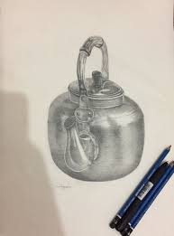Drawing Of Kettle Kitchen Appliances Drawings Kettle