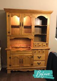 You will see a lot of tips that you can adapt to fit your storage requirements. Farmhouse Hutch Makeover Before After The Happy Farmhouse