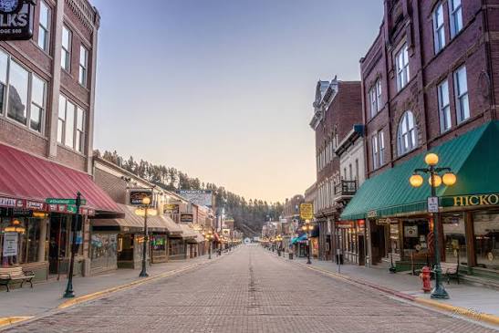 Deadwood, South Dakota. Home of the Black Hills Gold Rush and the final  resting place of “Wild Bill” Hickok and “Calamity Jane”. #wildwest