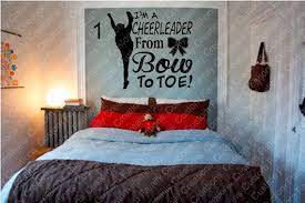 I M A Cheerleader From Bow To Toe Vinyl Wall Decal Etsy Vinyl Wall Decals Removable Wall Decals Vinyl Wall