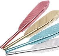 Feather Pens 4Pcs Creative Rollerball Pens Artificial Wing Feather  Ballpoint Gel